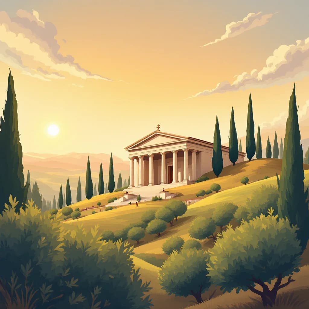 The Latin Academy — painted illustration